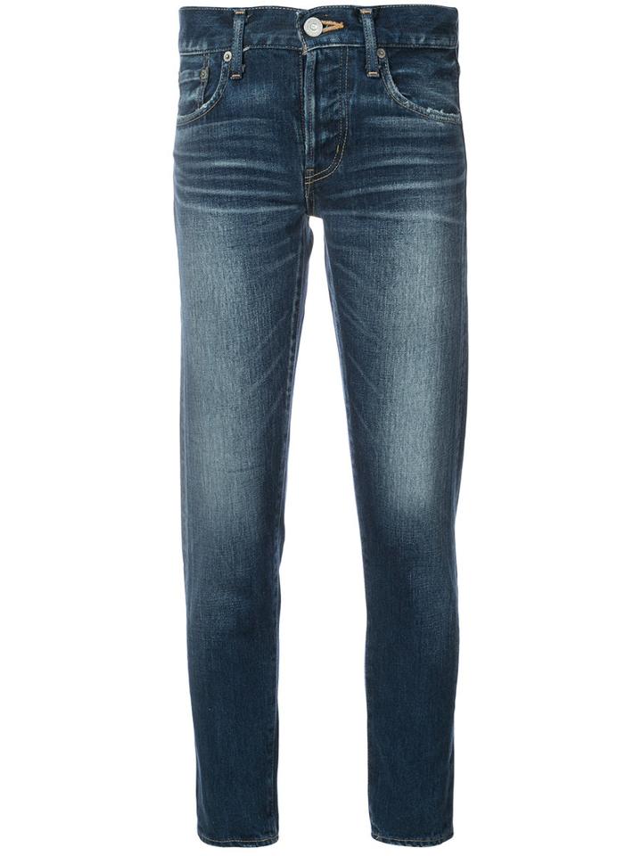 Moussy - Helena Tapered Jeans - Women - Cotton - 26, Blue, Cotton