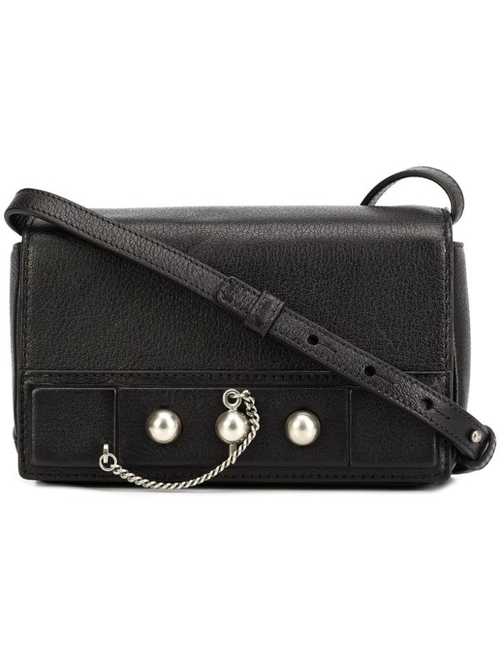 Anthony Vaccarello Classic Crossbody Bag - Black