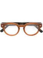 Mcm Round Frame Glasses - Brown
