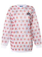Adidas Printed Oversized Sweatshirt - White