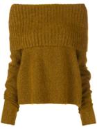 Acne Studios Cowl Neck Sweater - Brown