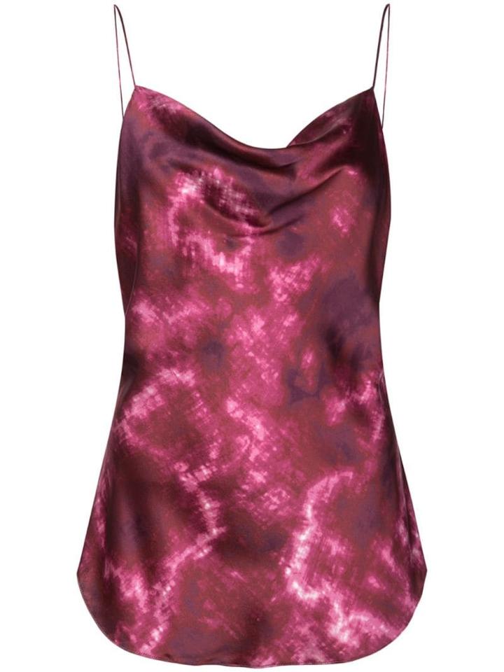 Cinq A Sept Tie Dye Camisole Top - Purple