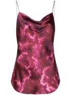Cinq A Sept Tie Dye Camisole Top - Purple