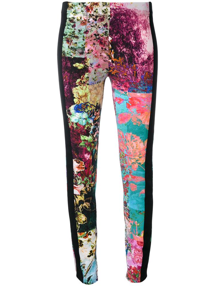 A.f.vandevorst Floral Panel Leggings - Multicolour