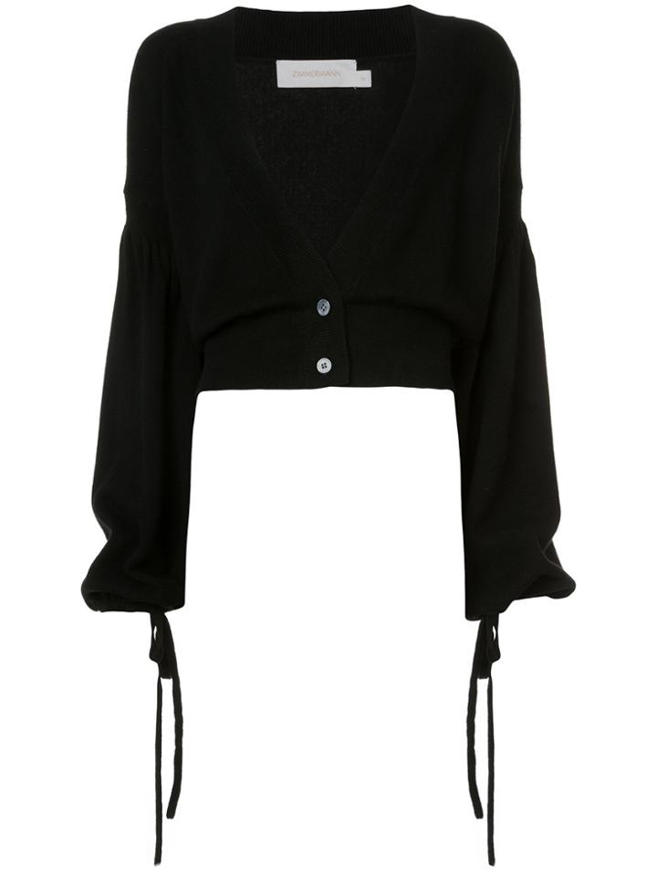 Zimmermann Folly Louch Cardigan - Black