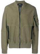 Stone Island Shadow Project Casual Bomber Jacket - Green