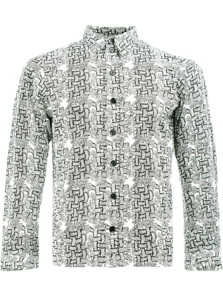 Christopher Nemeth Rope Print Shirt - Black