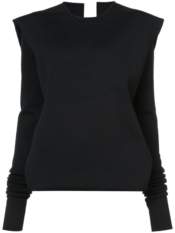 Rick Owens Crater Knit Top - Black
