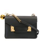 Sophie Hulme Nano Milner Crossbody Bag, Women's, Black, Leather/metal Other