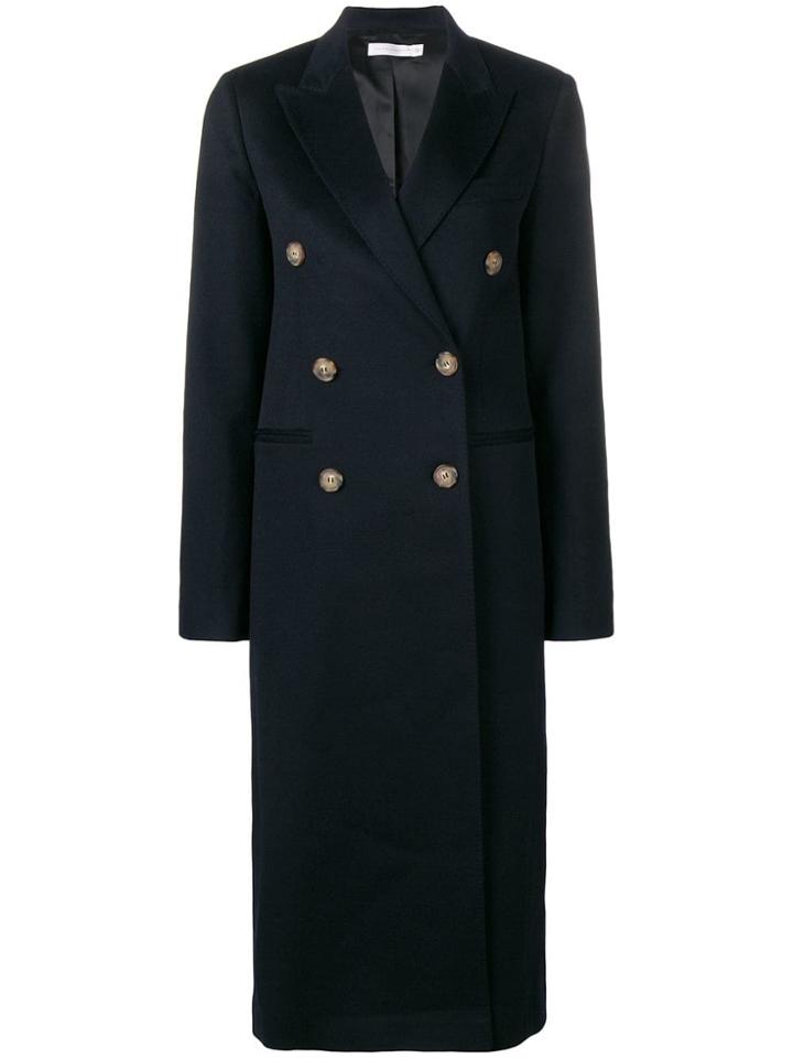 Victoria Beckham Tailored Slim Coat - Blue