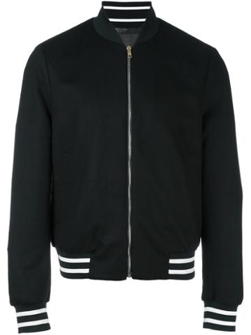 Paul Smith London Striped Detailing Bomber Jacket