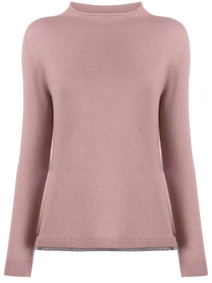 Fabiana Filippi Round-neck Knit Sweater - Pink