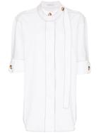 Rejina Pyo Contrast-stitch Oversized Shirt - White