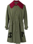 À La Garçonne Vintage Overcoat - Green