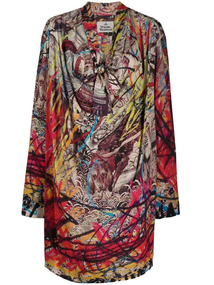 Vivienne Westwood Shift Day Dress - Red