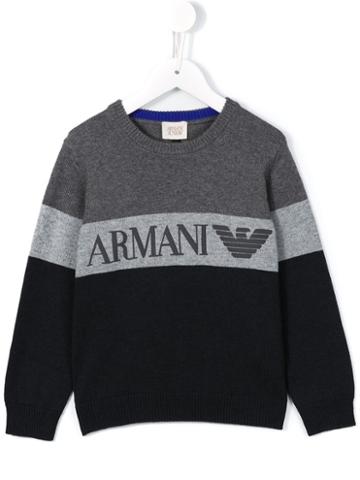 Armani Junior Logo Jumper