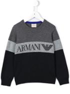 Armani Junior Logo Jumper