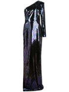 Alex Perry Sequined Tallon Dress - Black
