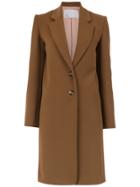 Nk Buttoned Trench Coat - Brown