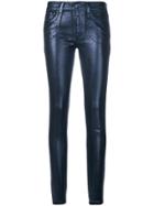 Iceberg Metallic Skinny-fit Jeans - Blue