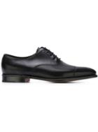 John Lobb City Ii Oxford Shoes, Men's, Size: 9, Black, Calf Leather/leather