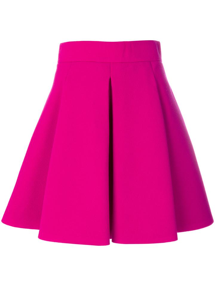 Fausto Puglisi Flared Mini Skirt - Pink & Purple