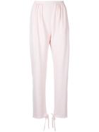 Chloé Tie Ankle Cuff Trousers - Pink & Purple