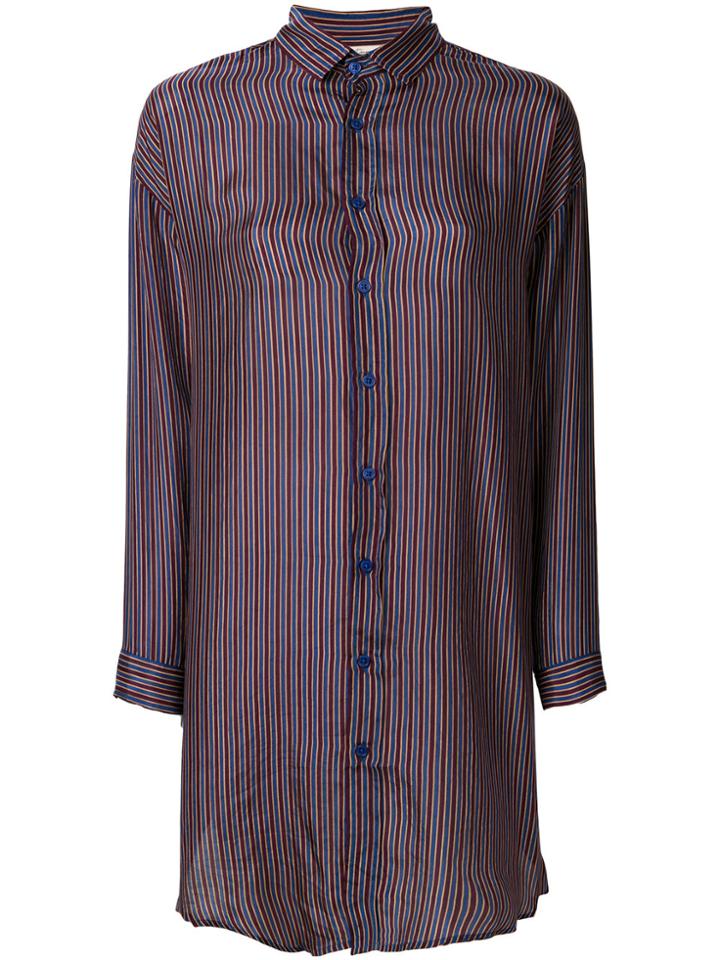 Mes Demoiselles Floaty Striped Shirt - Multicolour