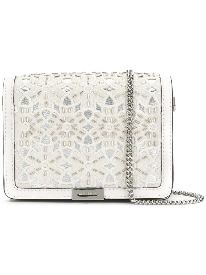 Michael Michael Kors Jade Clutch Bag - White