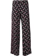P.a.r.o.s.h. 'shizu' Trousers, Women's, Size: 42, Black, Silk