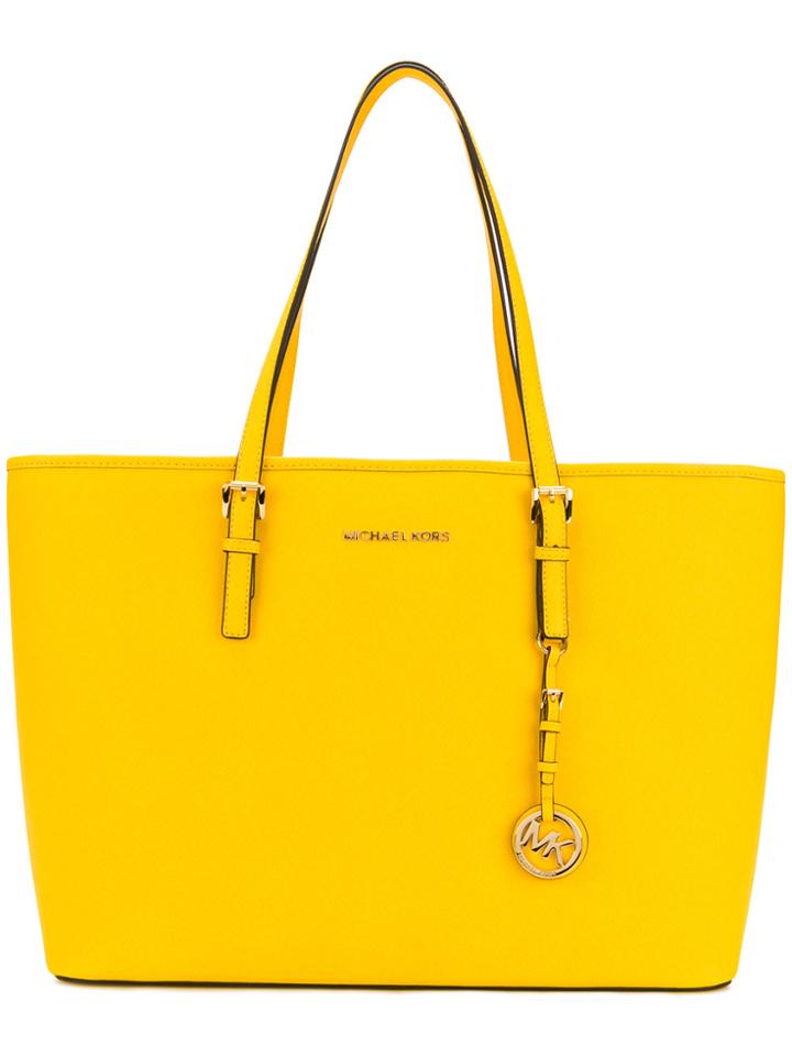 Michael Kors Collection Jet Set Travel Tote - Yellow & Orange