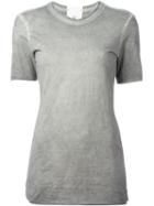 Lost & Found Rooms Contrast Trim T-shirt, Women's, Size: Large, Grey, Cotton