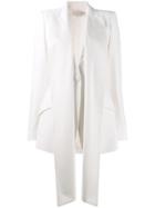 Alexander Mcqueen Long Length Blazer - White