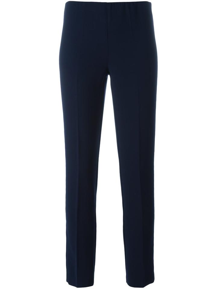 P.a.r.o.s.h. - Skinny Cropped Trousers - Women - Polyester/spandex/elastane - L, Blue, Polyester/spandex/elastane