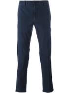 Incotex Slim-fit Trousers, Men's, Size: 48, Blue, Cotton/spandex/elastane