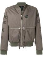 Philipp Plein 'fight Like A Brave' Jacket - Green