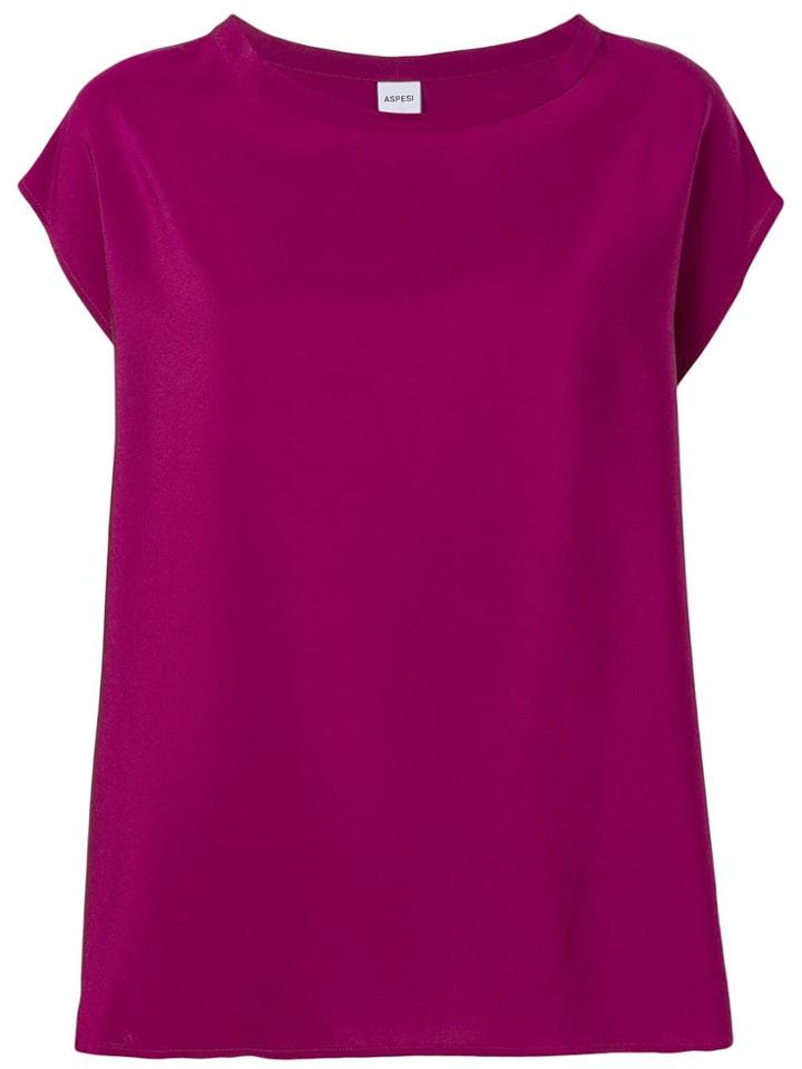 Aspesi Structured Blouse - Purple