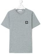 Stone Island Junior Logo Patch T-shirt - Grey