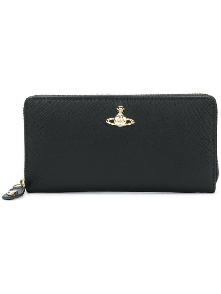 Vivienne Westwood Front Logo Purse - Black
