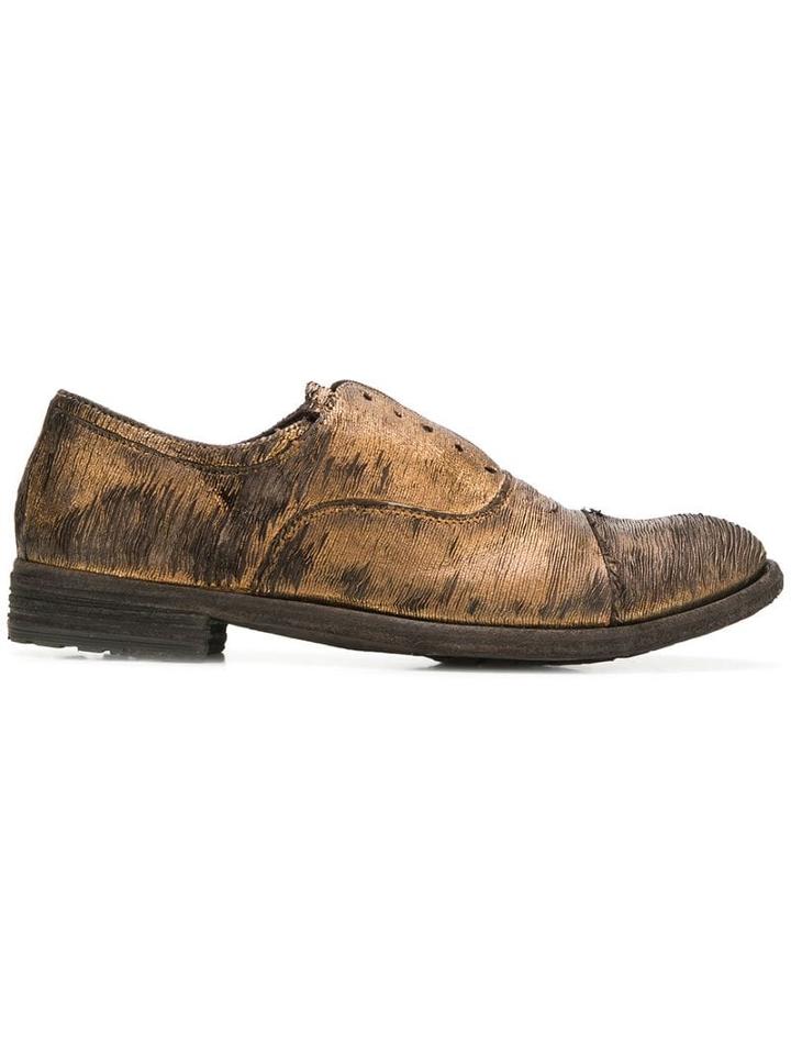 Officine Creative Lexikon 17 Laceless Derby Shoes - Brown