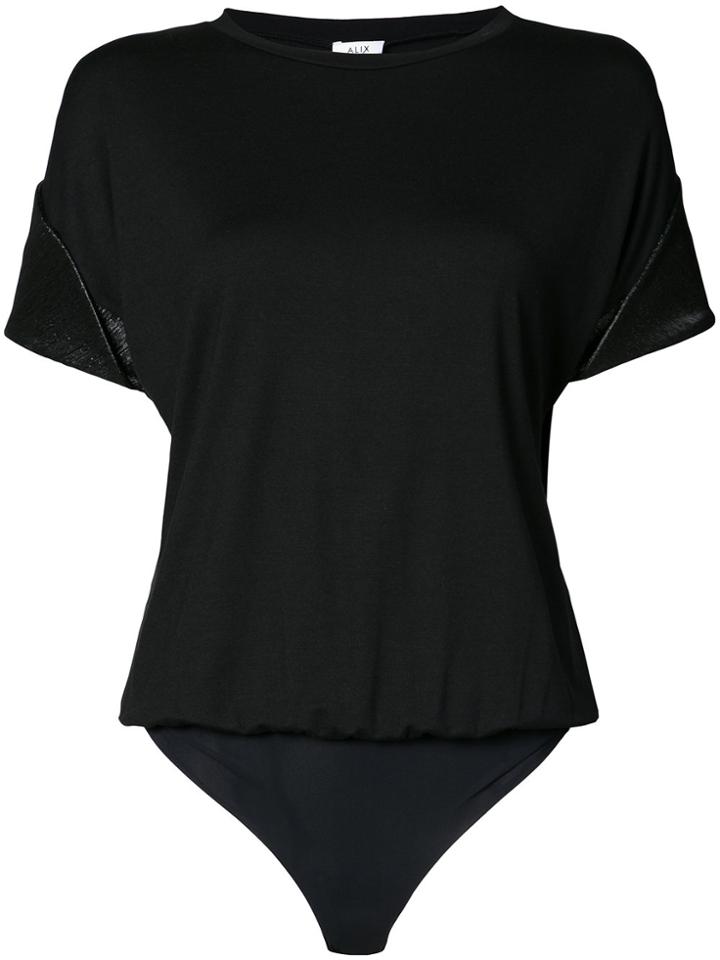 Alix Shortsleeved Bodysuit - Black