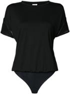 Alix Shortsleeved Bodysuit - Black