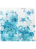 Roberto Cavalli Sea Creature Scarf - Blue