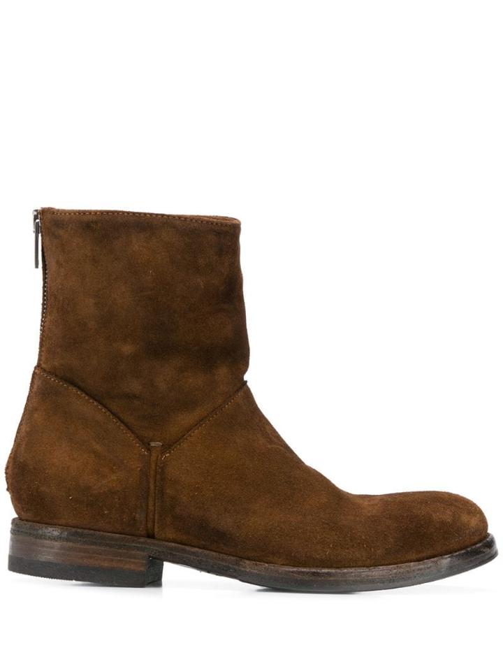 Pantanetti Classic Ankle Boots - Brown