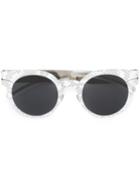 Mykita - Mykita X Maison Margiela Sunglasses - Unisex - Stainless Steel - One Size, Grey, Stainless Steel