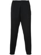Dsquared2 - Tapered Jogging Trousers - Men - Spandex/elastane/viscose/wool - 54, Black, Spandex/elastane/viscose/wool