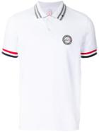 Sun 68 Logo Patch Polo Shirt - White