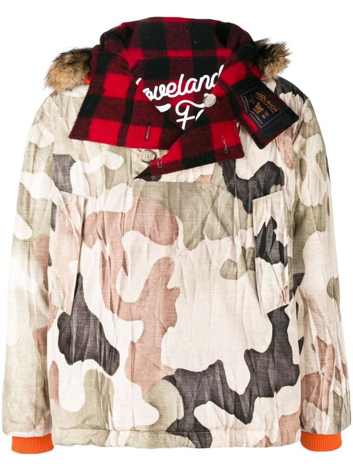 Woolrich Woolrich X Griffin Reversible Parka-hoodie - Neutrals