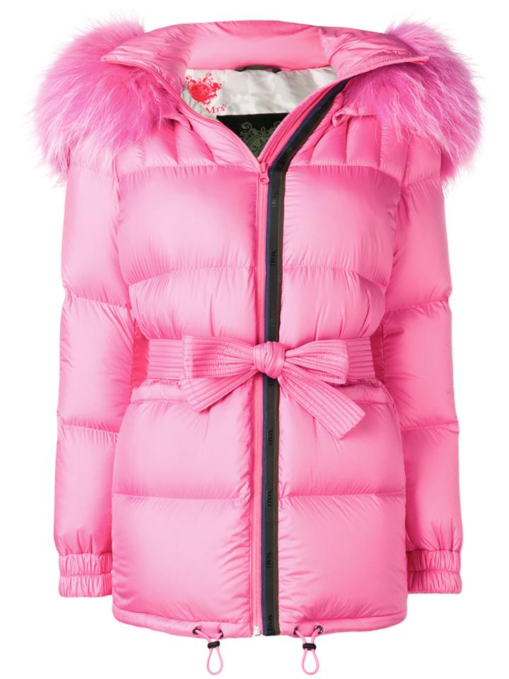 Mr & Mrs Italy Padded Jacket - Pink & Purple