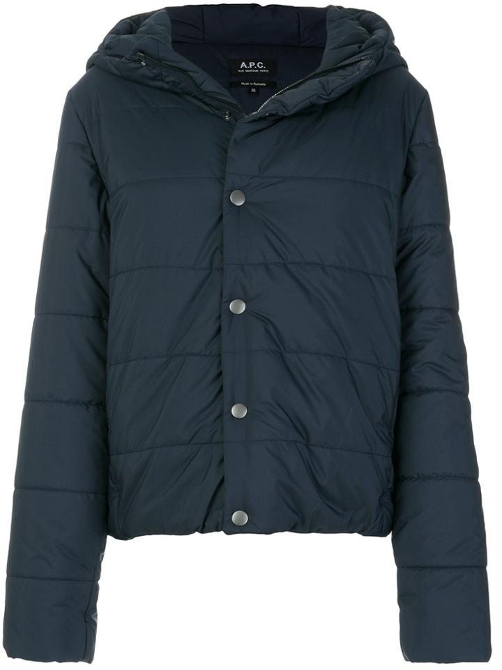 A.p.c. Classic Padded Jacket - Blue
